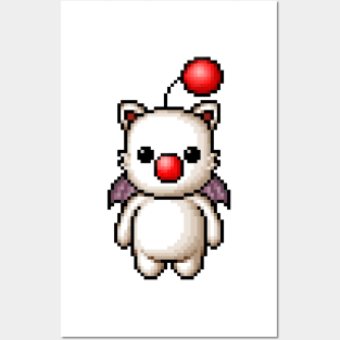 Pixelart Moogle Posters and Art